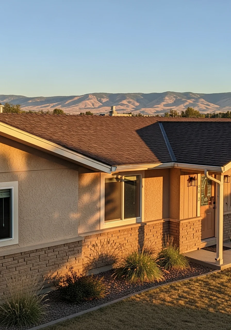 Tradesperson installing or repairing home feature in typical Richland residential setting.